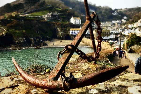 Beach, harbour view Polperro