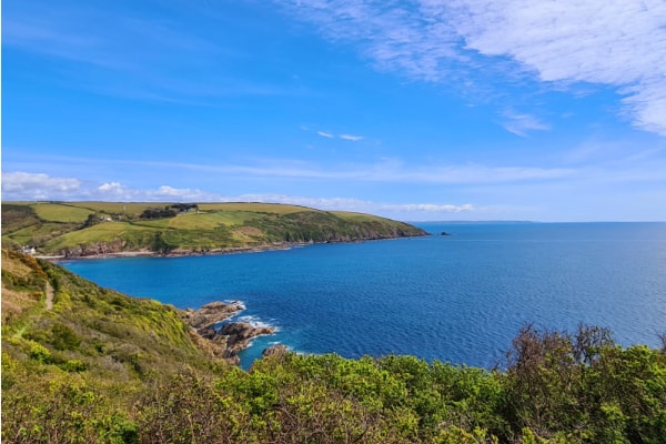 Coastal path views from Polperro